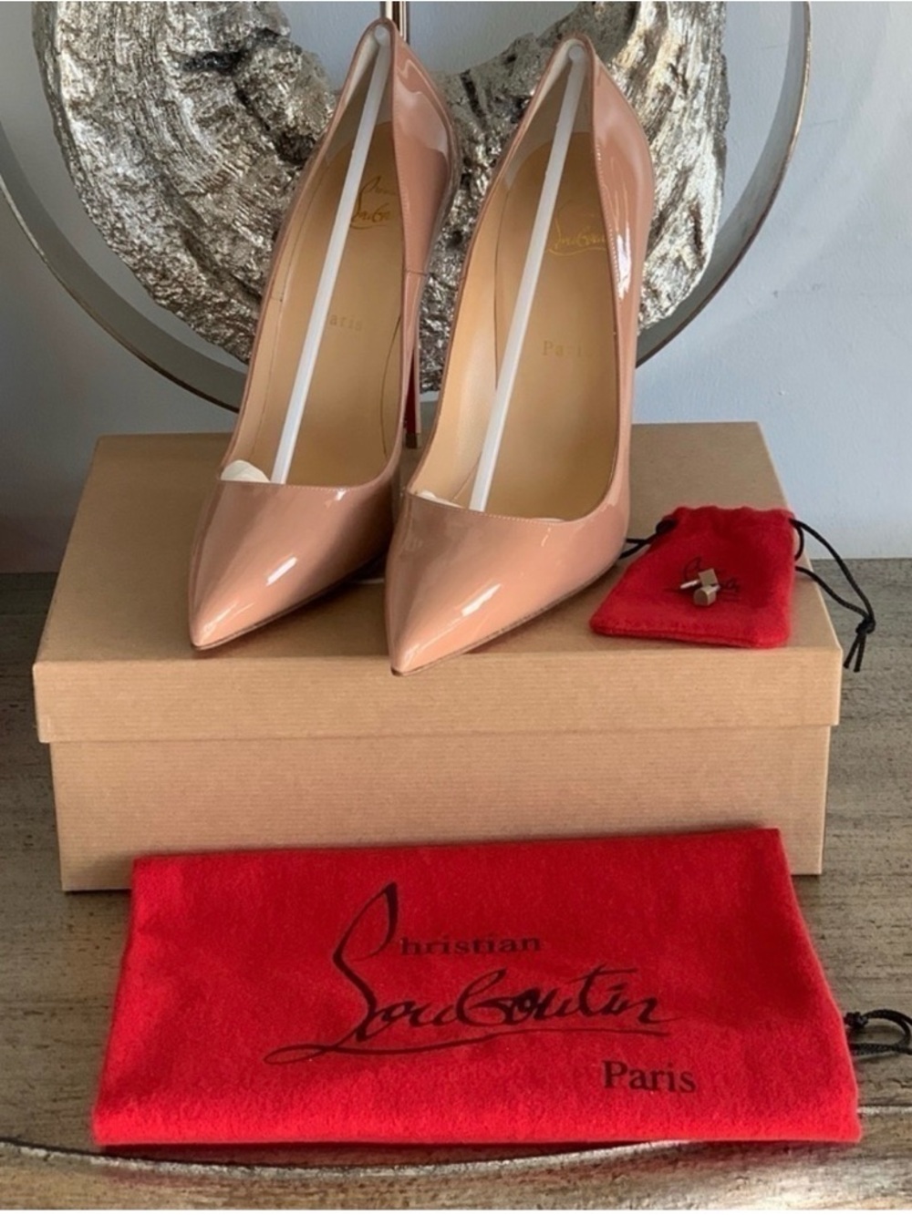 CHRISTIAN LOUBOUTIN So Kate Patent Pointed-Toe Red Sole Pump